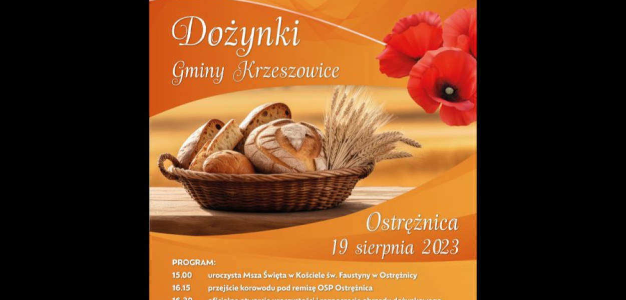 W tym roku dożynki gminy Krzeszowice zaplanowano w Ostrężnicy