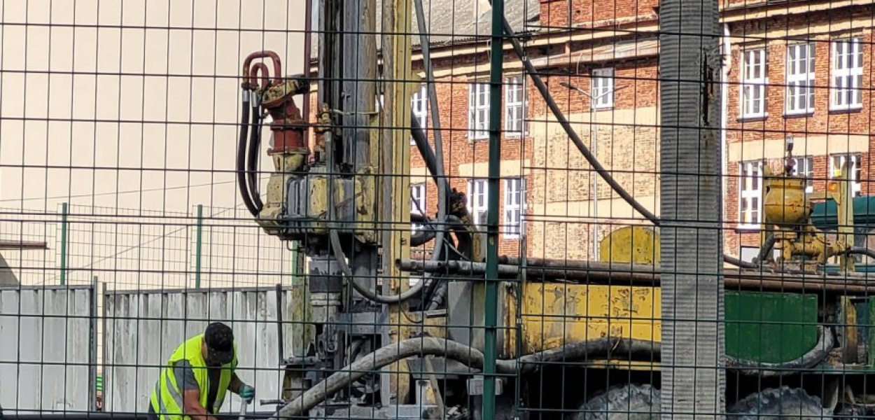 Trzebinia Siersza. Prace przy SP nr 5