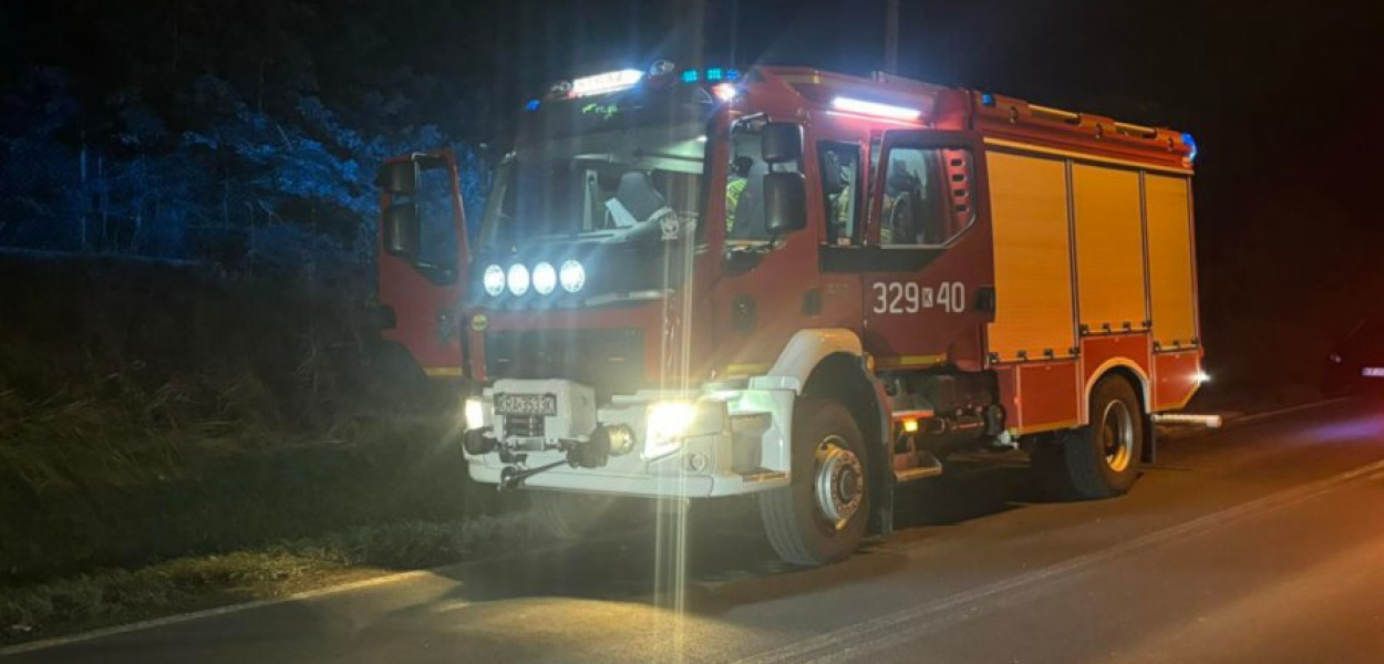 We wtorek po południu strażacy zostali zaalarmowani do ulatniającego się tlenku węgla w jednym z domów w Tenczynku. FOT. OSP Tenczynek