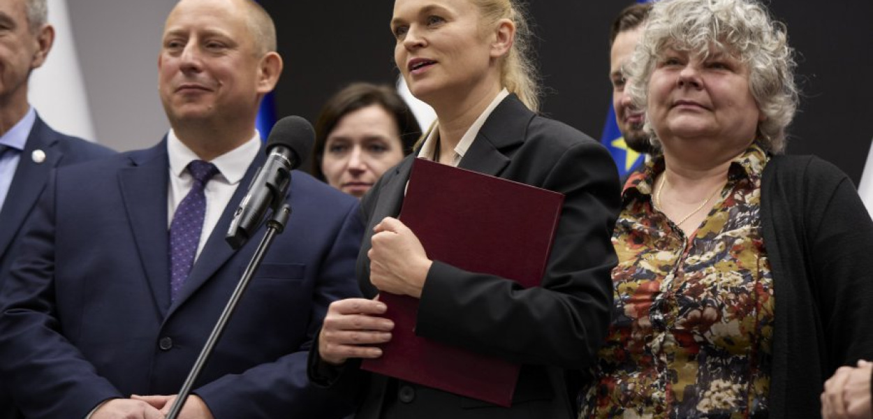 Krzysztof Klęczar, Barbara Nowacka, Gabriela Olszowska Fot. MUW Kraków