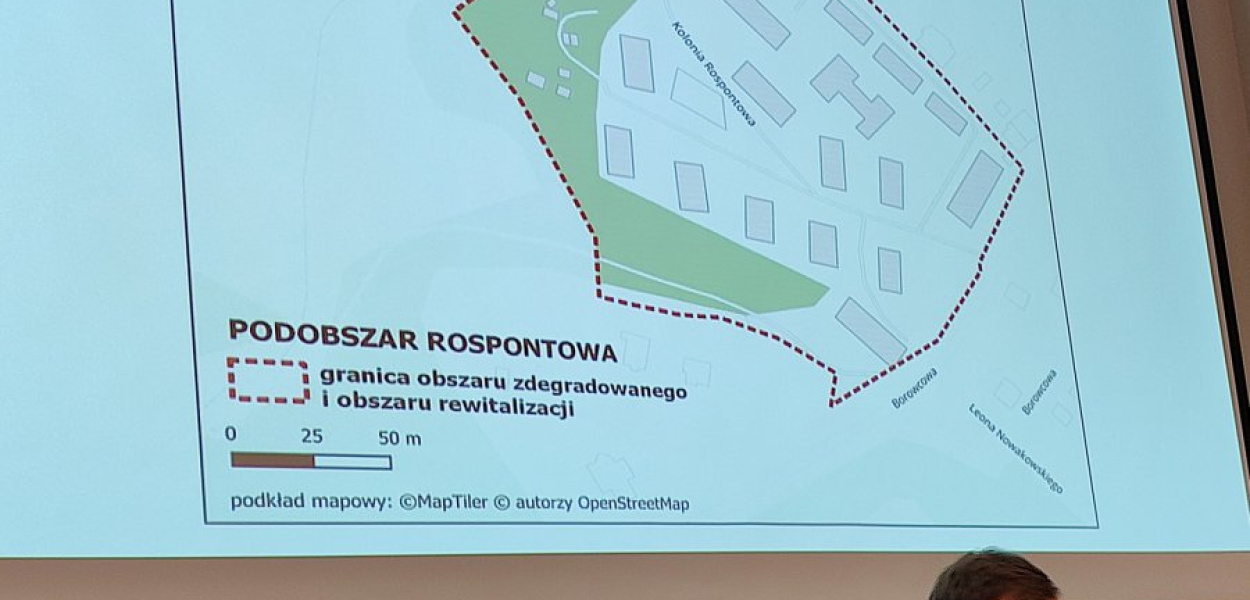 Dawid Zieliński z Delta Partner omówił obszary przeznaczone do rewitalizacji