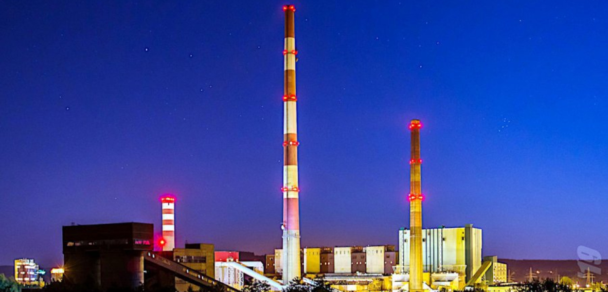 Widok na Elektrownię Siersza. FOT. RAFAŁ WIELGUS/PRZEŁOMOWE KADRY