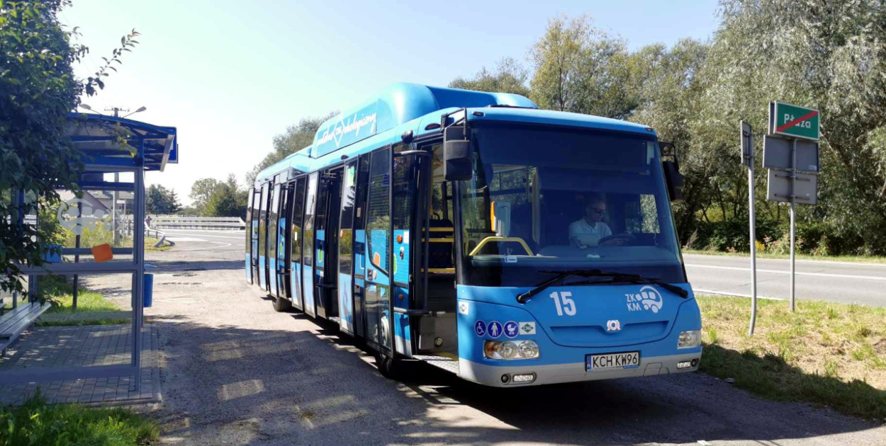 Autobus kursujący na liniach ZKKM Chrzanów