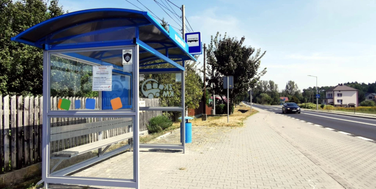 Przystanek autobusowy w Dulowej