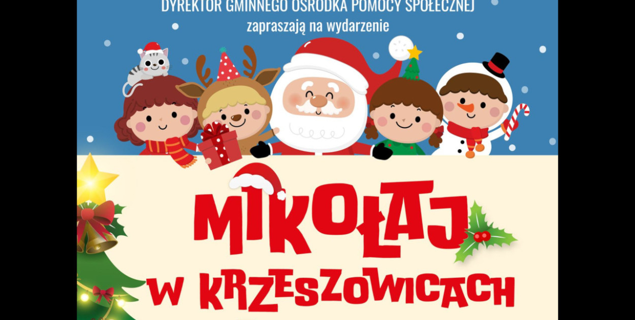 W sobotę 7 grudnia na krzeszowickim Rynku odbędzie się impreza mikołajkowa z rozświetleniem choinki