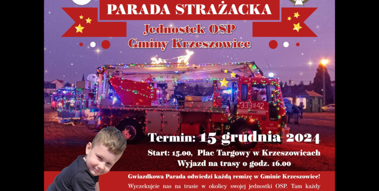 W niedzielę po południu przez gminę Krzeszowice przejedzie wielka parada strażacka