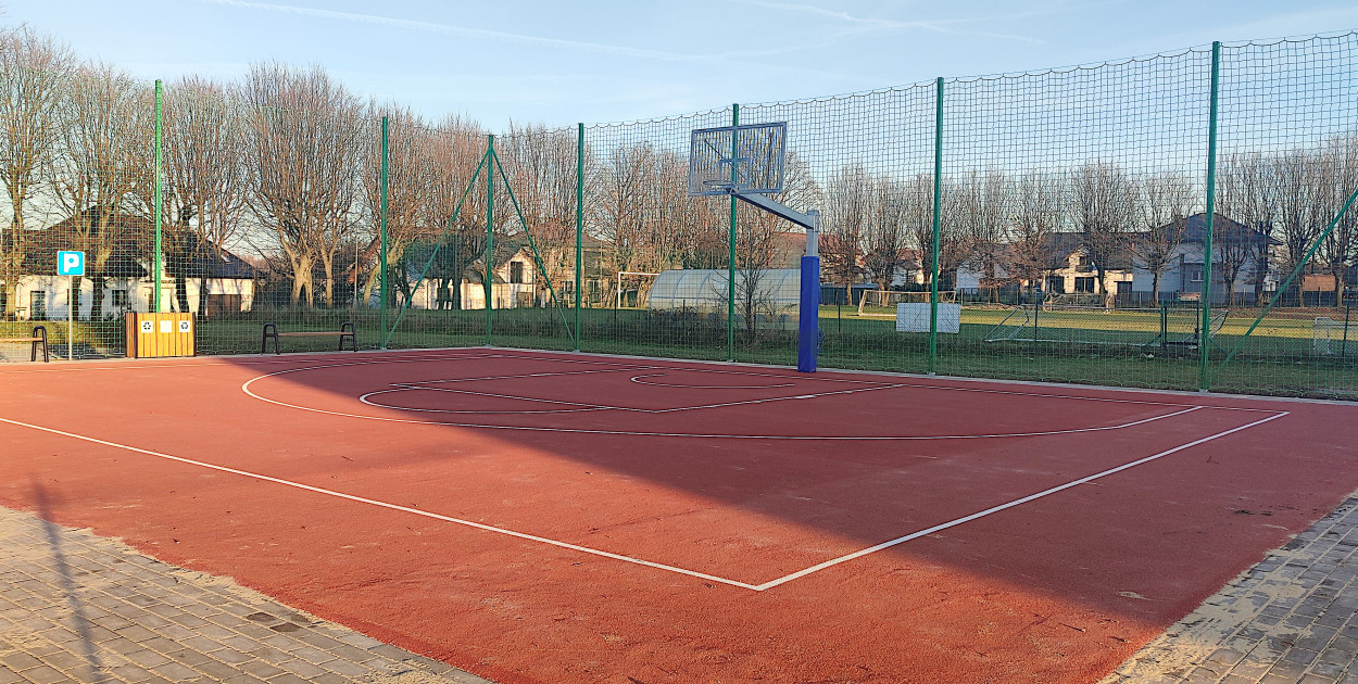 Nowe boisko do streetballa w Pogorzycach