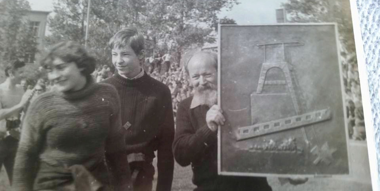 Andrzej Orlik-Grzesik (z prawej) podczas jednego ze zlotów turystycznych, fot. Fb