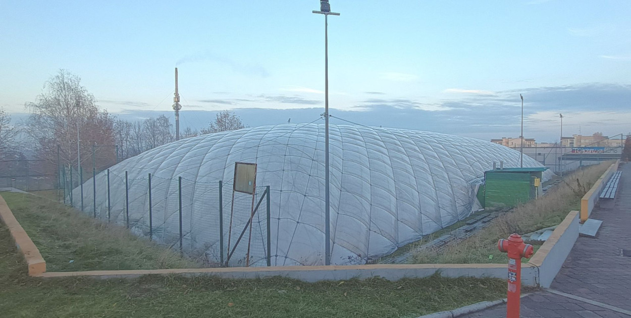 Hala pod balonem w Libiążu działa od 2018 roku