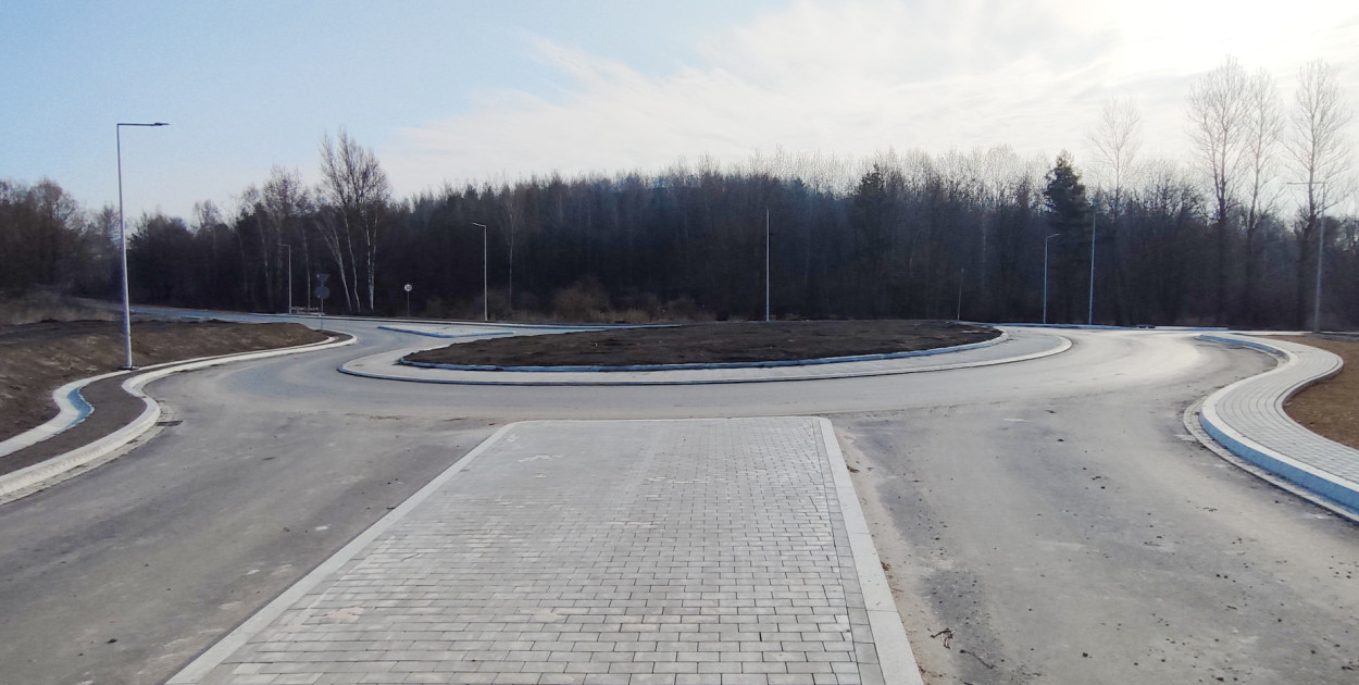 Nowe rondo na ul. Wodzińskiej w Chrzanowie
