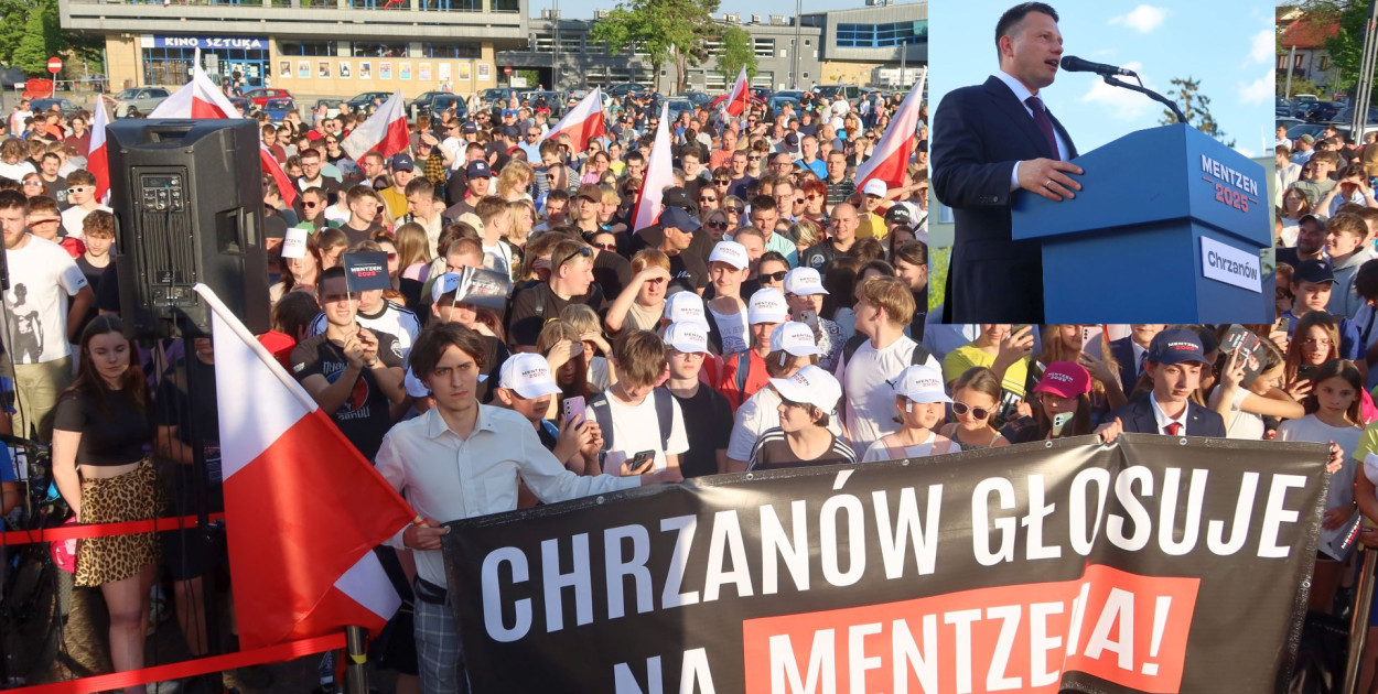 Na spotkanie z liderem Konfederacji przyszli głównie młodzi ludzie 