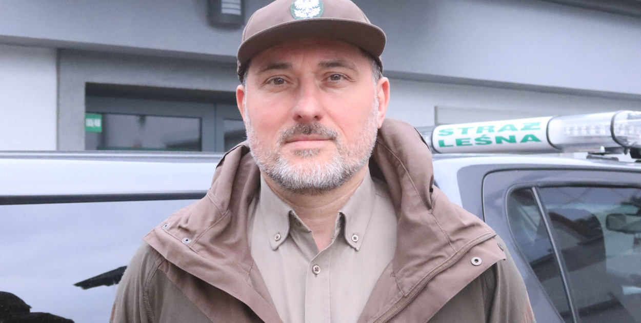 Sebastian gruszka, komendant straży leśnej Nadleśnictwa Chrzanów
