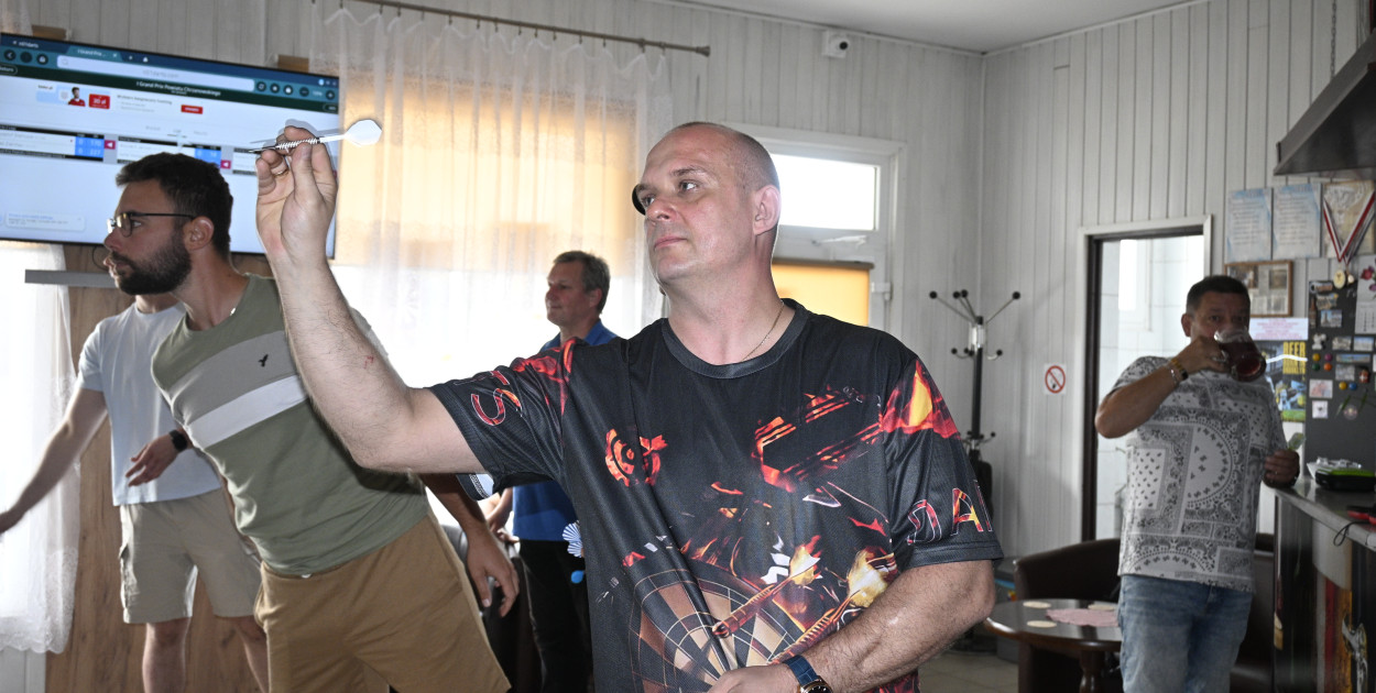 Krzysztof Stańczyk w trakcie rzutu