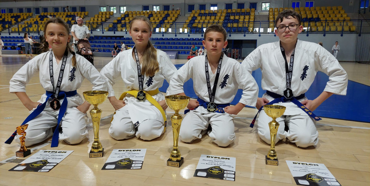Chrzanowscy karatecy. FOT. Archiwum fotograficzne Chrzanowskiego Klubu Karate Kyokushin 