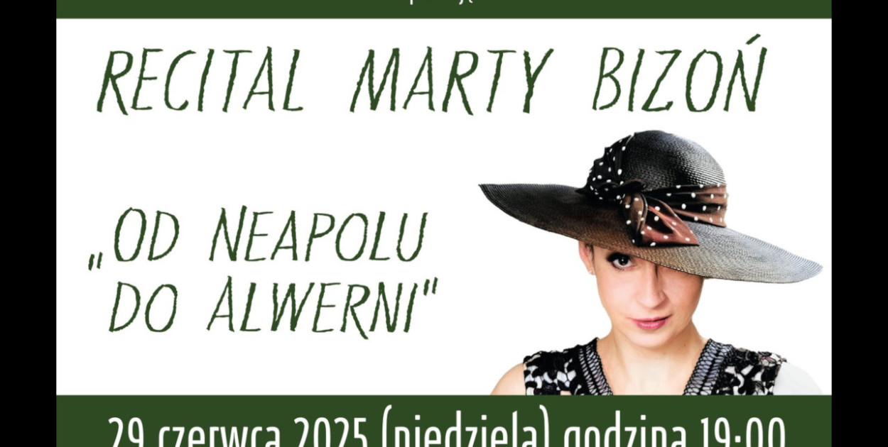 W niedzielę o godz. 19.00 w amfiteatrze przy Muzeum Pożarnictwa wystąpi Marta Bizoń