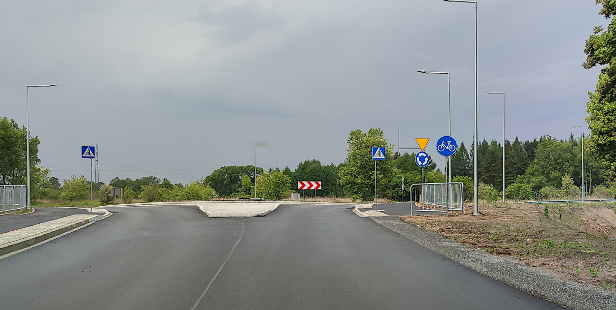 Nowe rondo na Wodzińskiej w Chrzanowie