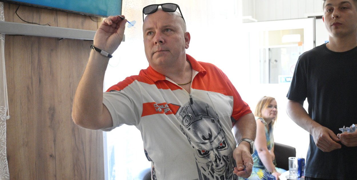Przy lotce Dariusz Krupa