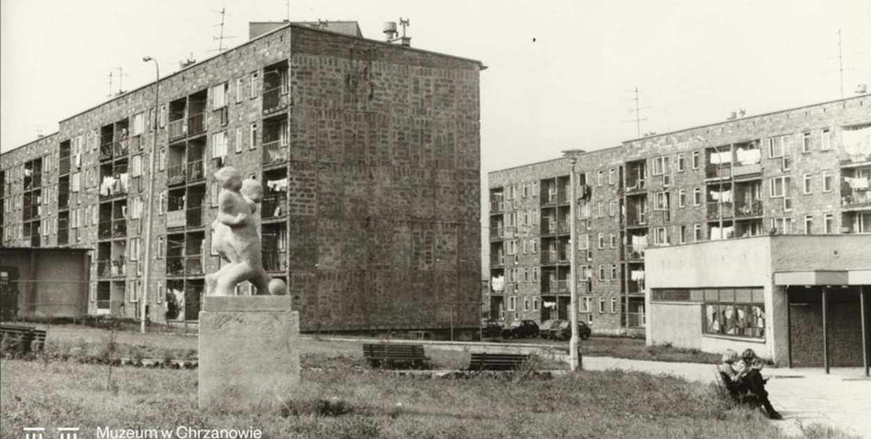 Osiedle Północ w Chrzanowie w latach 70. XX w.