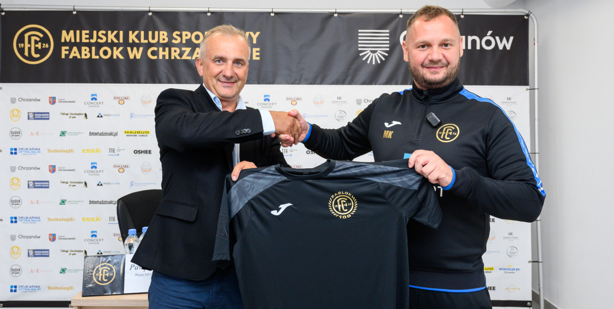 Paweł Wielgosz i Maciej Knapik. Fot. MKS Fablok Chrzanów