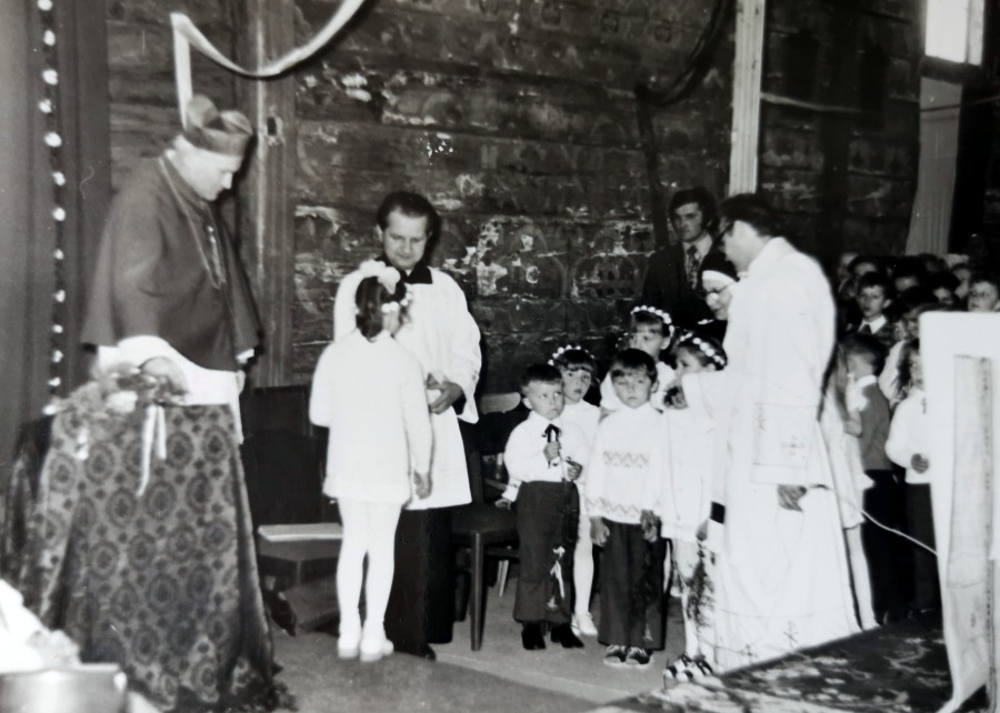 Kardynał Karol Wojtyła podczas wizyty w Mętkowie FOT. UDOSTĘPNIONE PRZEZ JADWIGĘ KUSIOR