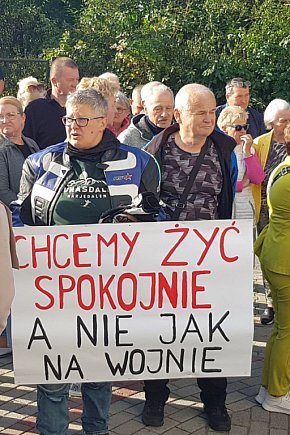 Protest w Chrzanowie przeciw wstrząsom z ZG Janina-4974