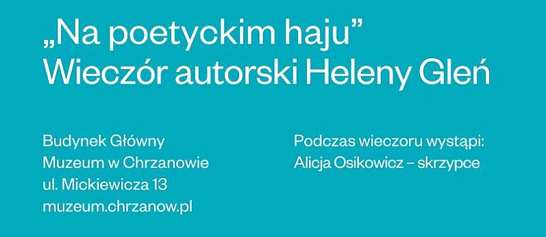 Wieczór autorski Heleny Gleń