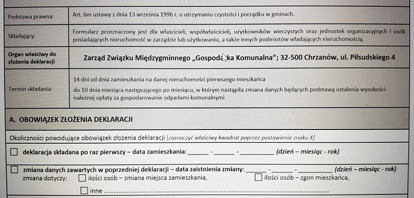  Deklaracja śmieciowa: wszystko, co powinieneś wiedzieć, a wcześniej nie…