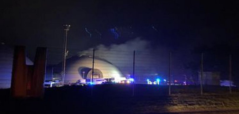  Pożar w Alwernia Planet w Nieporazie. Prawdopodobnie zapaliła się…