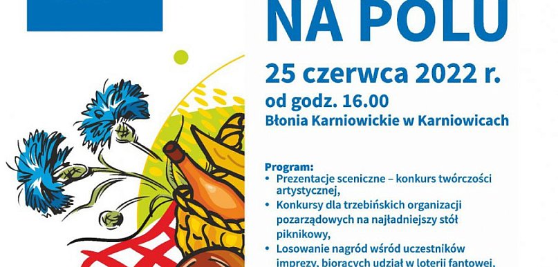 Lato na polu w Trzebini