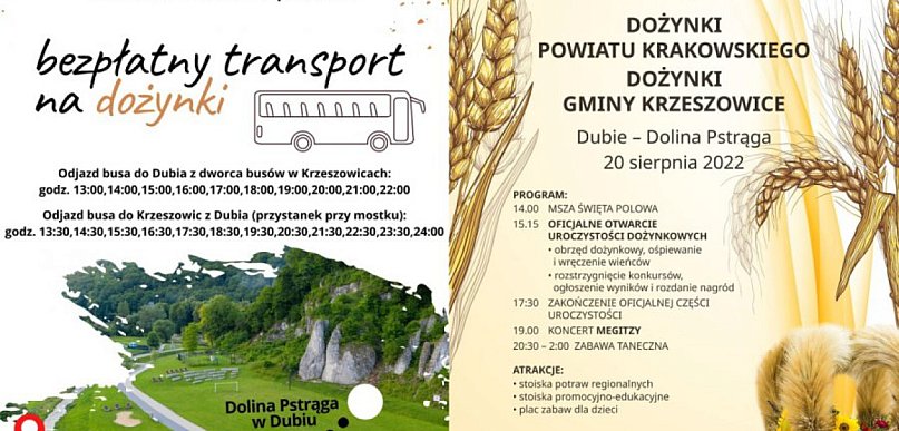 Na dożynki możesz za darmo dojechać busem