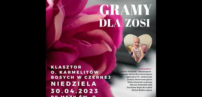 Gramy dla Zosi. Koncert charytatywny