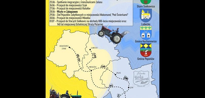 Zabytkowe traktory przejadą przez Zalas. Będzie też piknik