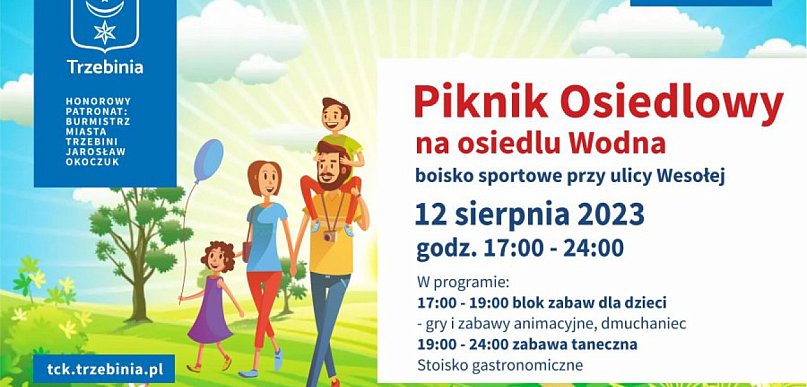 Piknik osiedlowy w Trzebini z atrakcjami dla dzieci i potańcówką 