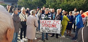 Mieszkańcy protestowali. Mają dość wstrząsów