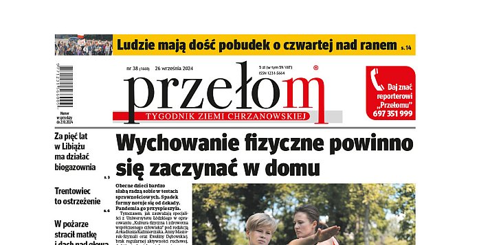 W czwartek nowy, 38. numer "Przełomu"