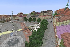 13-latek odwzorował centrum Chrzanowa w Minecrafcie -55856