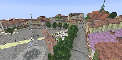 13-latek odwzorował centrum Chrzanowa w Minecrafcie -55856