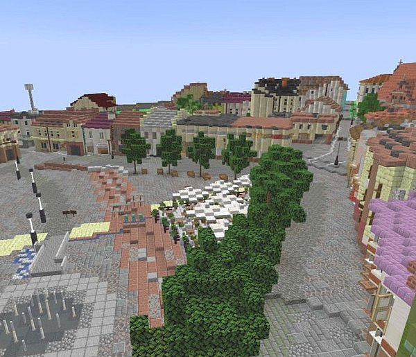 13-latek odwzorował centrum Chrzanowa w Minecrafcie -55856