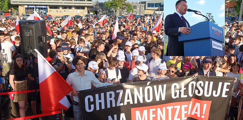 Sławomir Mentzen zgromadził w Chrzanowie tłumy (WIDEO, ZDJĘCIA) - 58900