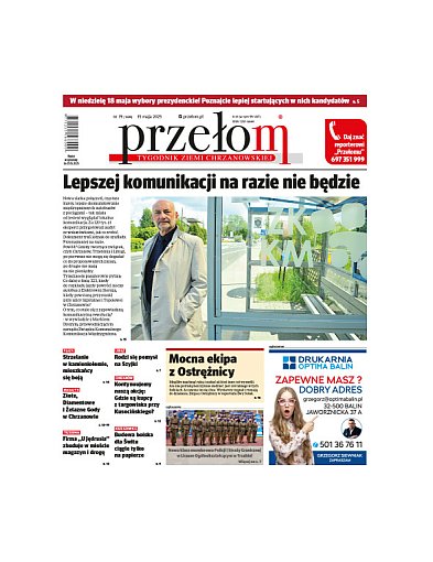 W czwartek nowy, 19. w 2025 r., numer "Przełomu"-59244