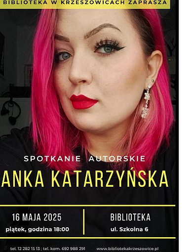 Spotkanie z grafom.anką w bibliotece w Krzeszowicach-59254