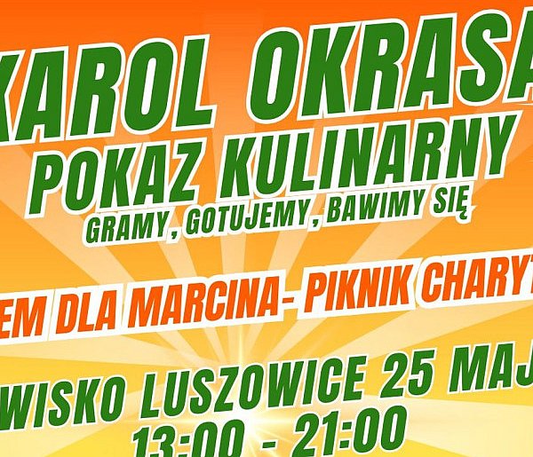 Karol Okrasa przyjedzie do Luszowic na charytatywny piknik-59471