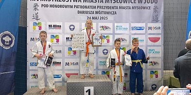 Judocy na podium w Mysłowicach-59576