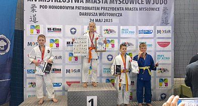 Judocy na podium w Mysłowicach-59576