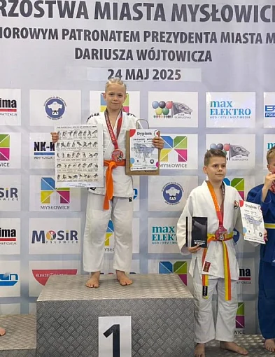 Judocy na podium w Mysłowicach-59576