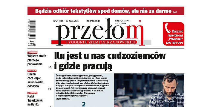 Sprawdź, o czym piszemy w najnowszym wydaniu "Przełomu"