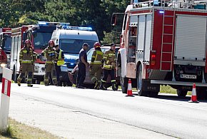 Zderzenie aut na drodze krajowej. Były utrudnienia-60736