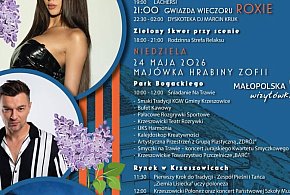 Roxie i Skrzypek na Rynku w Krzeszowicach