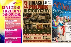Senioralia w Alwerni, piknik historyczny w Libiążu i trzy dni koncertów w Trzebini