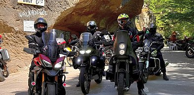 Górnicy z ZG Janina wsiedli razem na motory